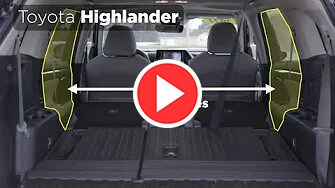 Toyota Highlander Cargo Space Measurements