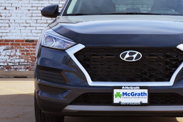 2019 Silver Hyundai Tucson Parked