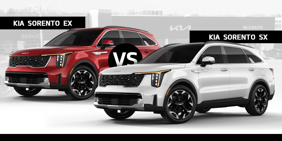Kia Sorento EX vs SX