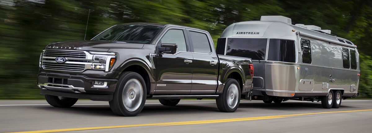 Ford f-150 Driving Down Road
