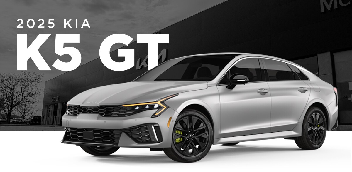 2025 Kia K5 in front of McGrath Kia