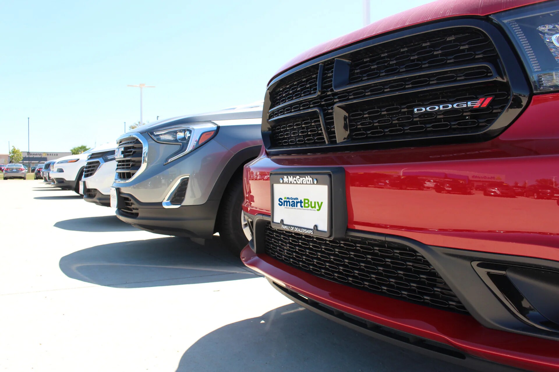 SmartBuy Vehicles car lot with SmartBuy vehicles