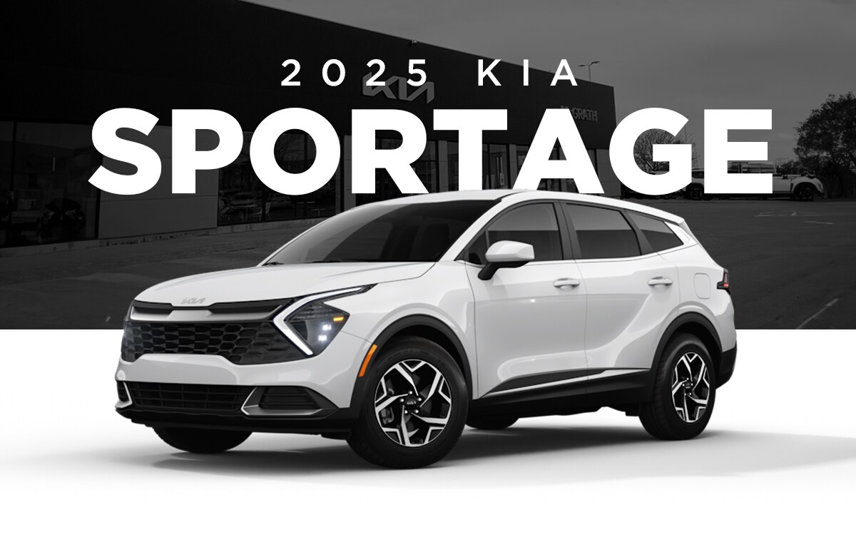 2025 Kia Sportage in front of McGrath Kia