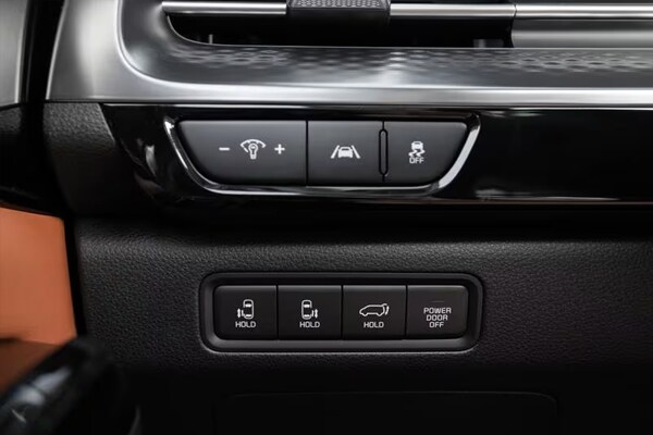 Kia Carnival Safety Buttons