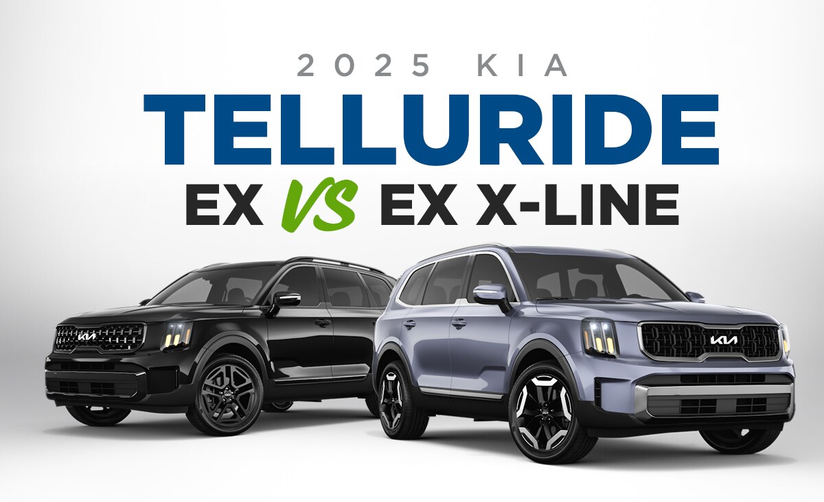 2025 Kia Telluride EX vs EX X-Line