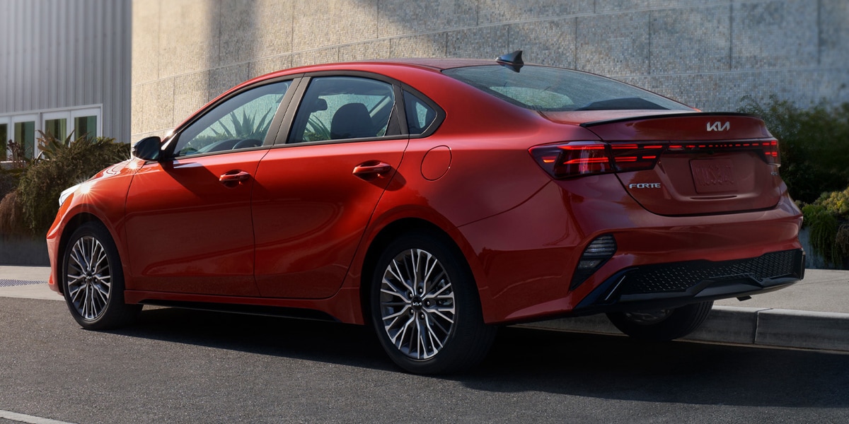 2024 Kia Forte driving down road