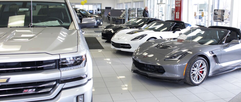 Pat McGrath Chevyland Showroom