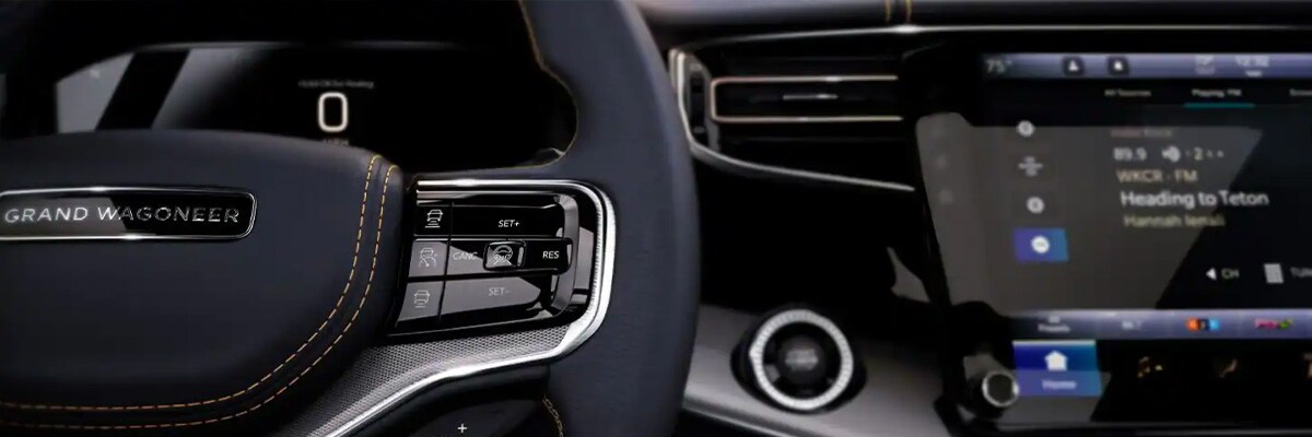 2022 Jeep Grand Wagoneer leather interior