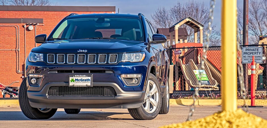 Front styling in the Jeep Compass