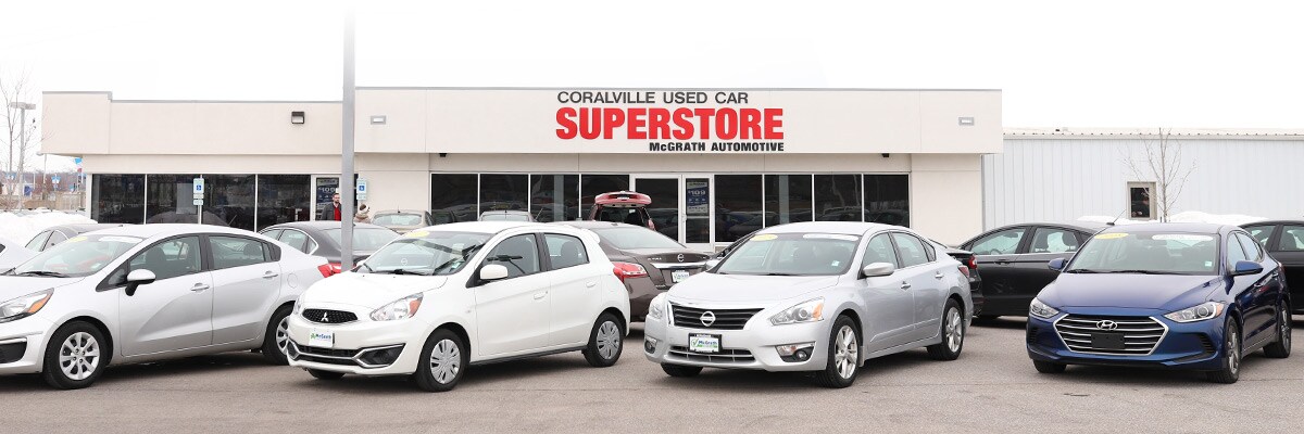 Coralville Used Car Superstore store front