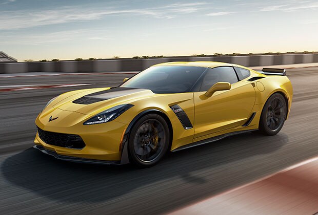 2016 Corvette on a race track