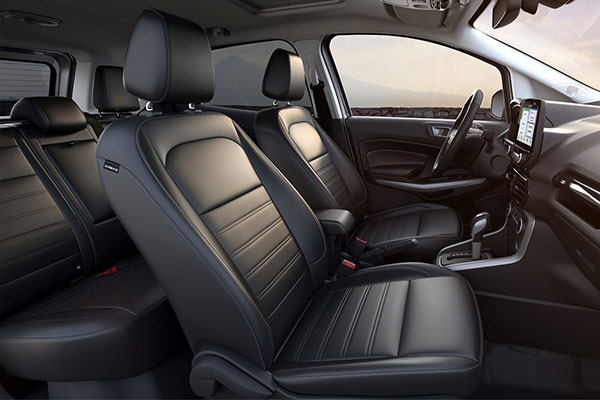 Interior seating in EcoSport