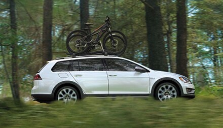 Versatility for all your vehicle needs! 2017 Golf Alltrack Bike Rack