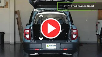 Ford Bronco Sport Cargo Space Measurements