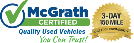 Quality certified vehicles you can trust! McGrath Certified Used Cars
