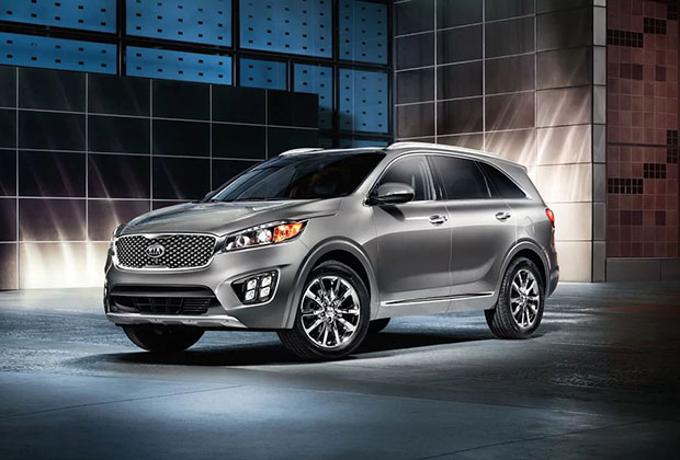 Silver Kia Sorento