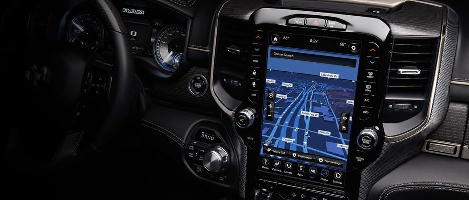 Largest touchscreen in a truck