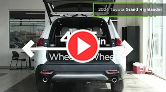 Toyota Grand Highlander Cargo Space Measurements