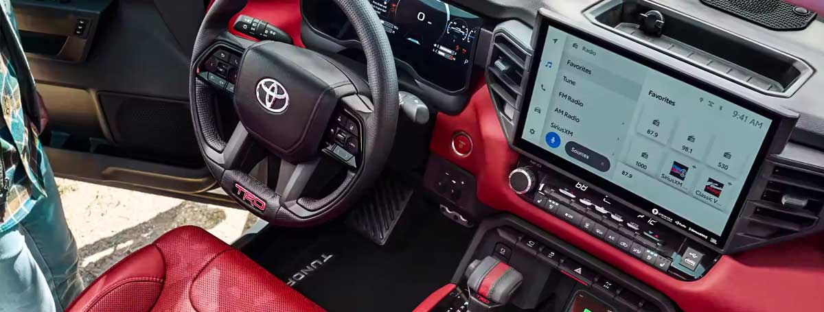 tundras front interior dash