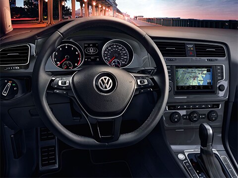 Refined styling in a sporty package! Volkswagen Golf Interior Dash