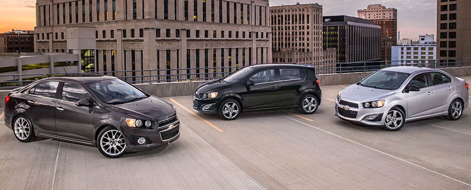 2016 Chevy Sonic available in hatchback and sedan