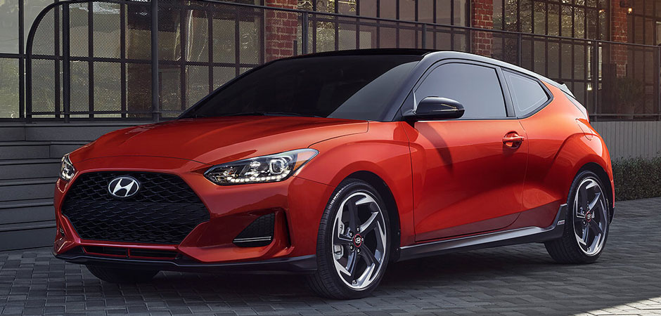 2019 Hyundai Veloster on the street