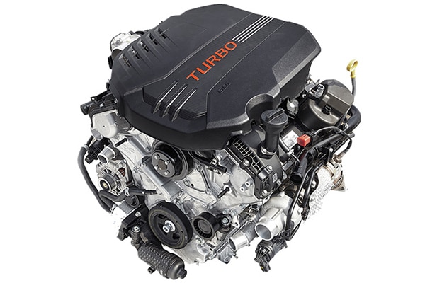 3.3L V6 twin turbo engine