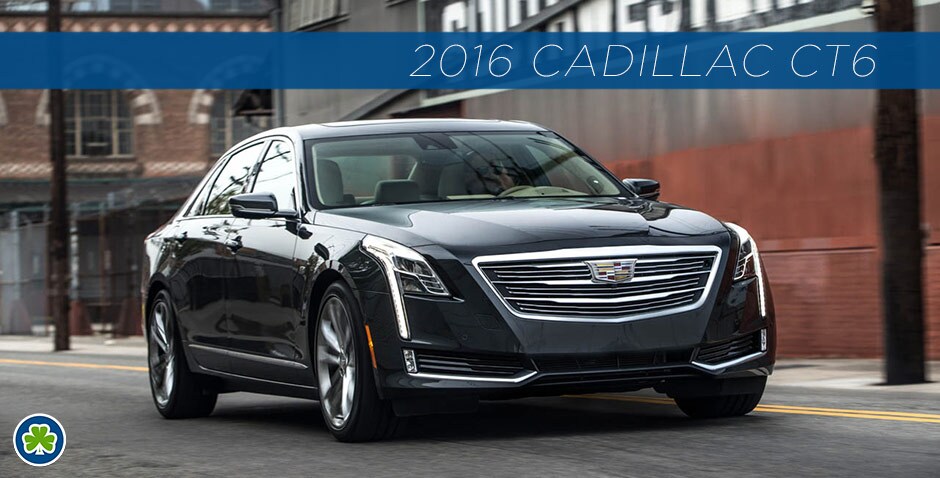Black Cadillac CT6 Front Angle