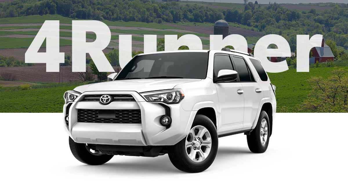 Toyota 4Runner with Midwest farm background