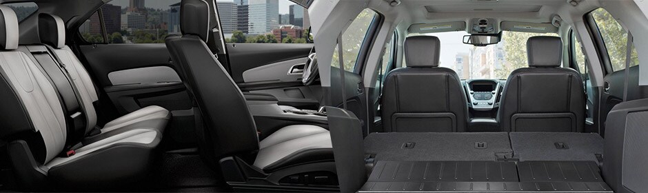 Equinox provides room to spare! Chevy Equinox Interior Seating