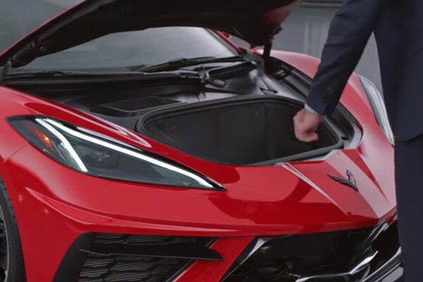 Corvette front trunk