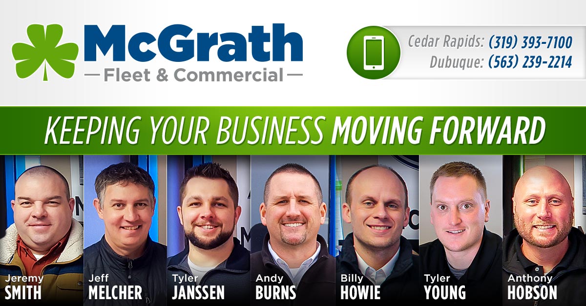 McGrath Commercial Fleet Trucks in Cedar Rapids Iowa