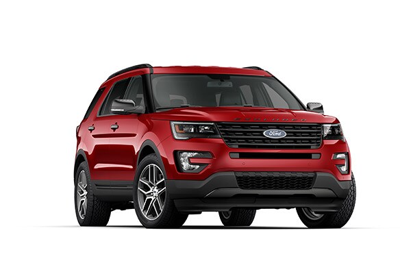 2017 ford Explorer sport front view