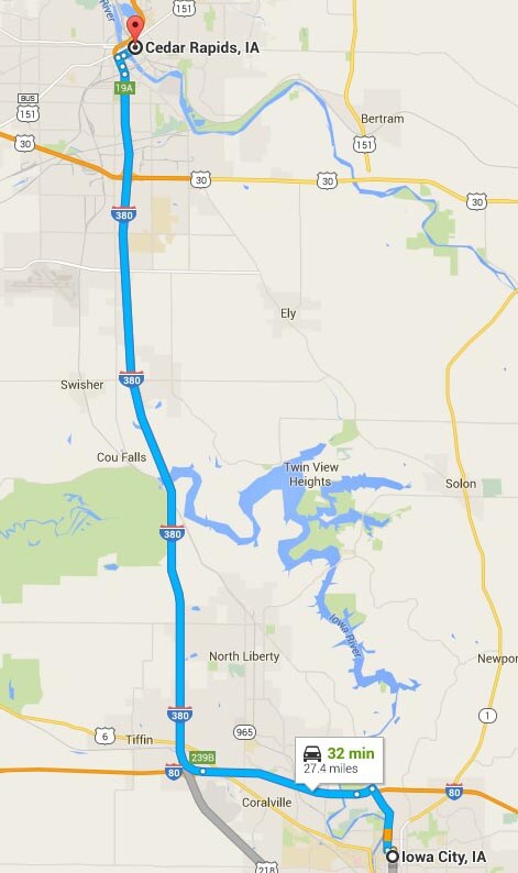 Directions - Iowa City to Pat McGrath Dodge Country.jpg