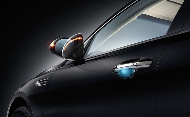 Black Kia Optima Adjustable Mirror