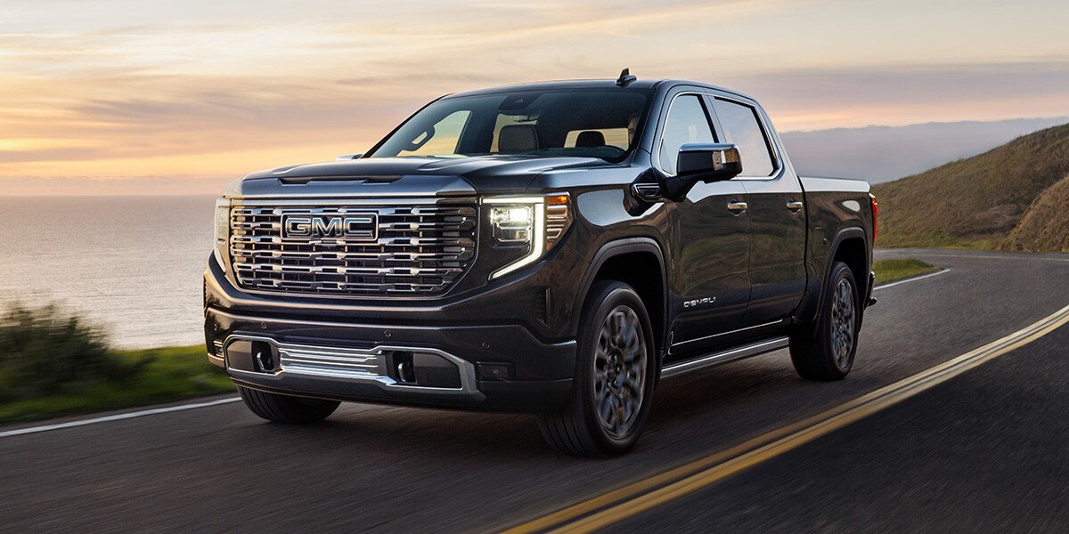 GMC Denali Ultimate Driving down the road