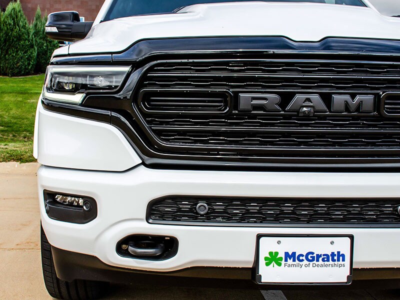 2021 Ram 1500 front grille parked outside