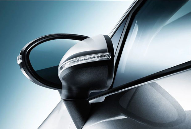 collapsing side mirror