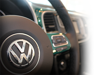 Volkswagen steering wheel