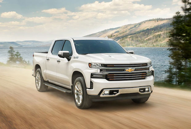 brown 2021 Chevrolet Silverado 1500 High Country in field