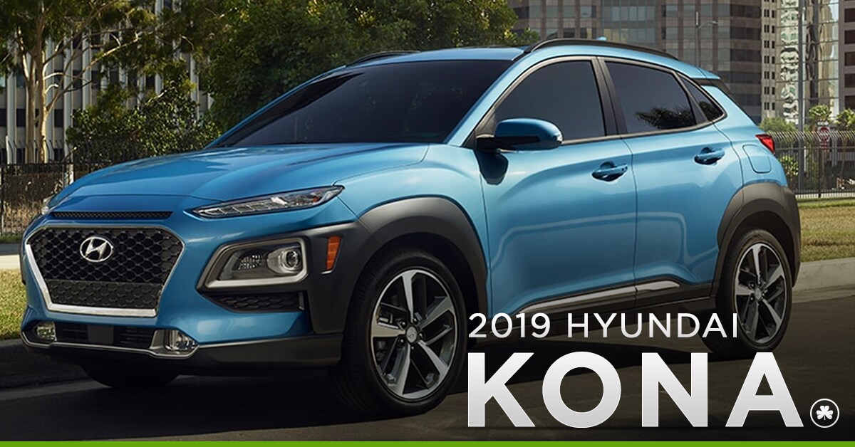 2019 Hyundai Kona Parked in the City