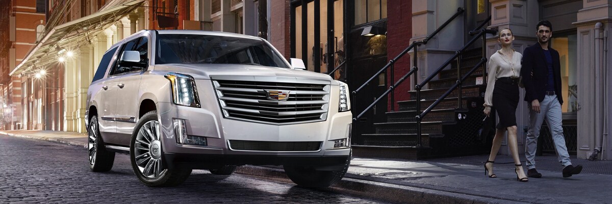 2019 Black Cadillac Escalade parked - Performance