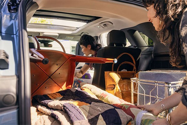 ford edge interior cargo space