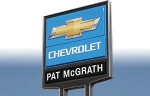 Pat McGrath Chevyland sign