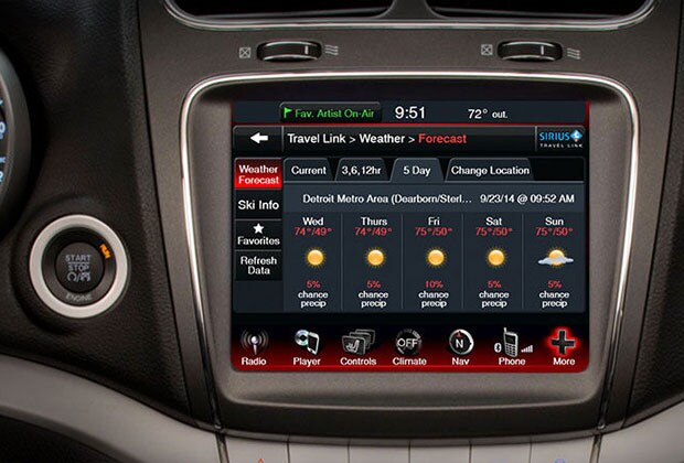 Dodge Journey Uconnect Features