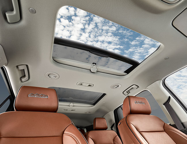 2019 Chevy Traverse Available Dual SkyScape 2-panel power sunroof