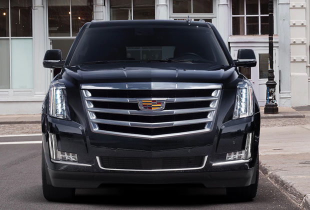 Front grille on the 2018 Escalade