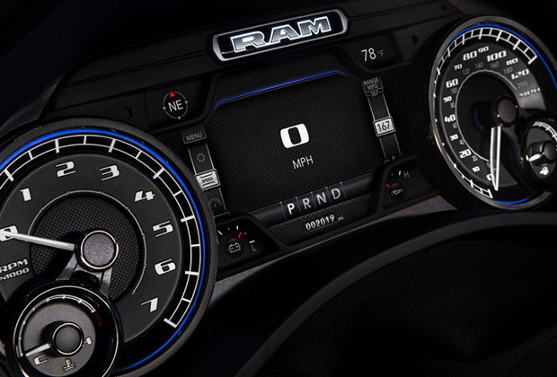 2019 Ram 1500 Digital Cluster Display