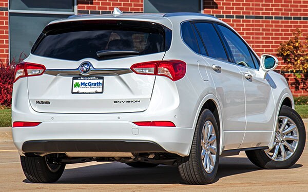 2019 White Buick Envision Back End Exterior