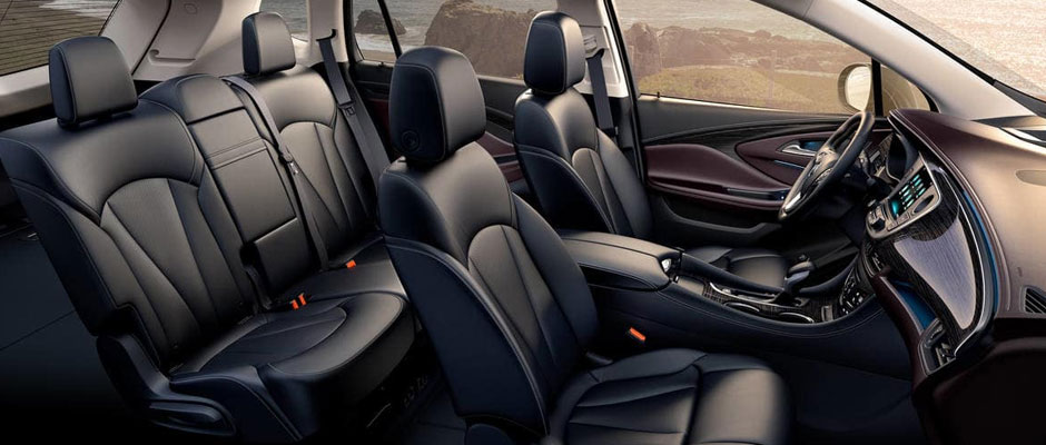 Envision black leather interior